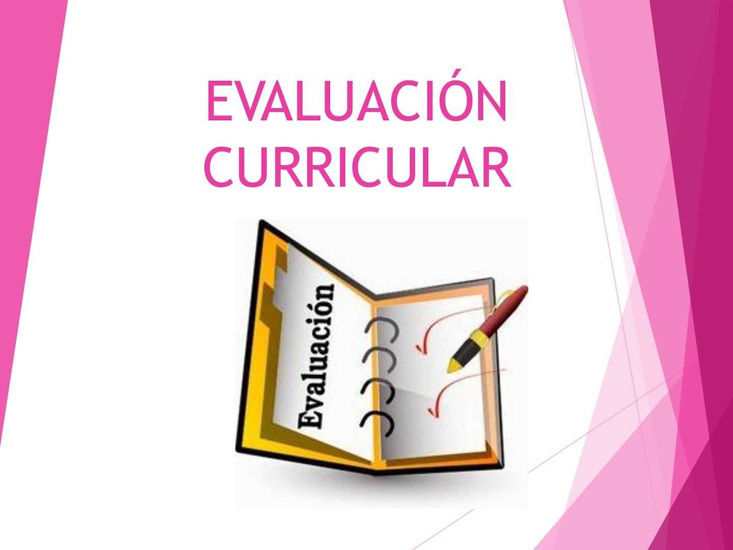 Evaluación Curricular